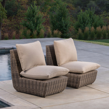 SunVilla Swann Modular Outdoor Patio Chair, 2-pack