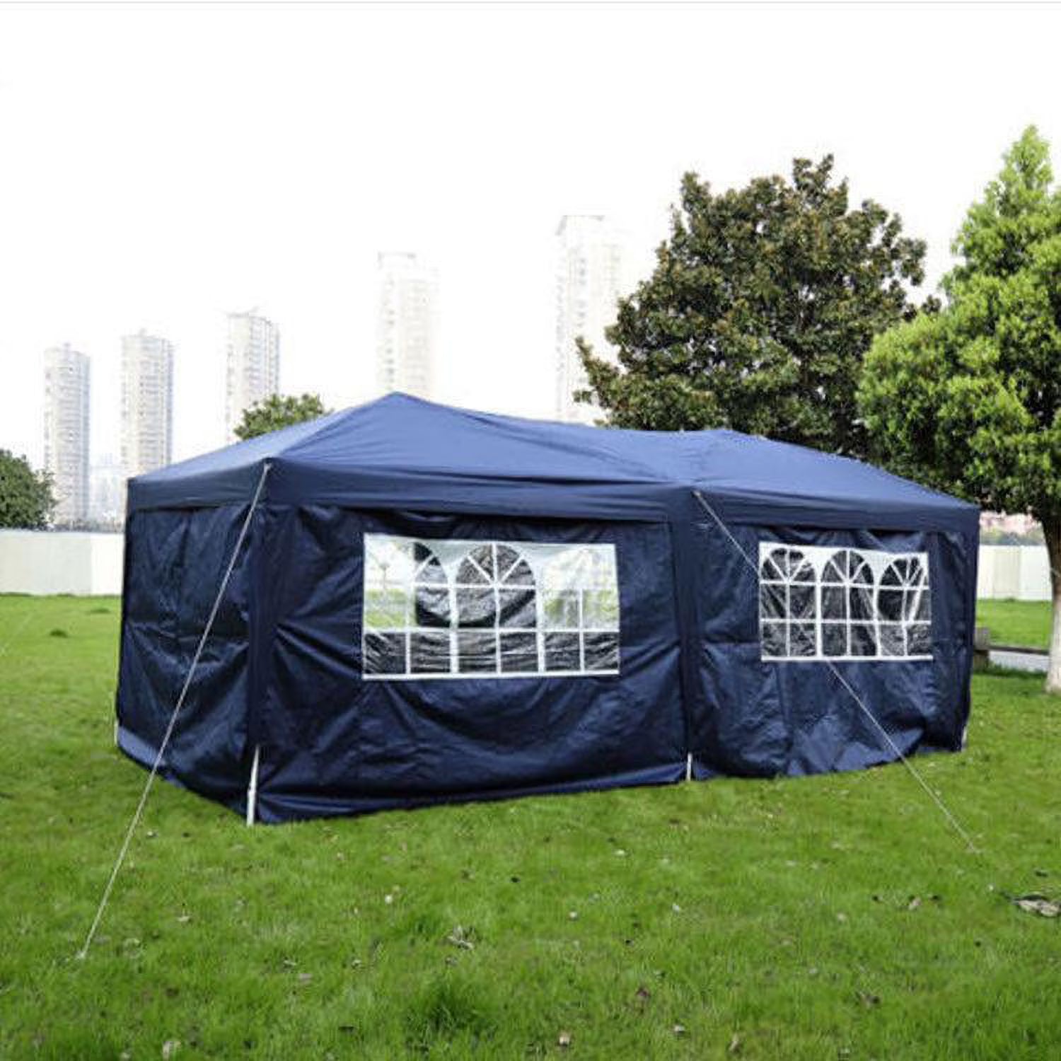 Zimtown 10'x 20' Patio EZ POP UP Party Tent Wedding Gazebo Canopy Marquee 6 Walls