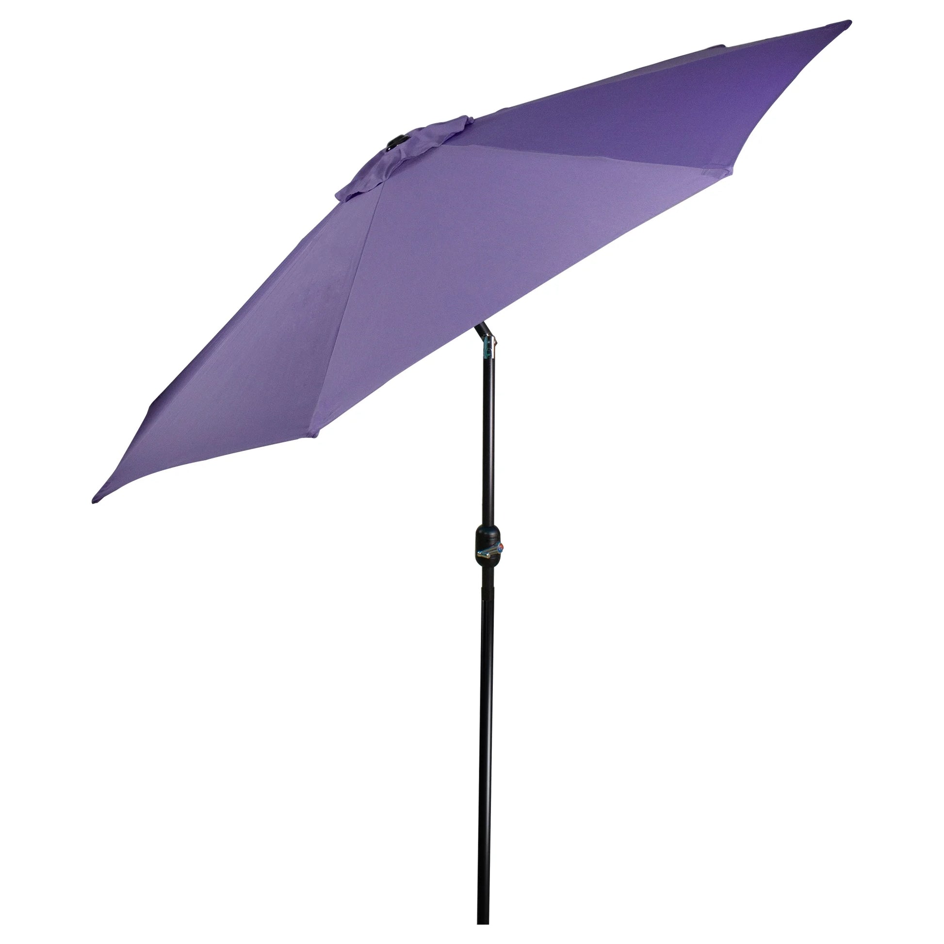 Northlight 9ft Outdoor Patio Market Umbrella with Hand Crank and Tilt, Purple