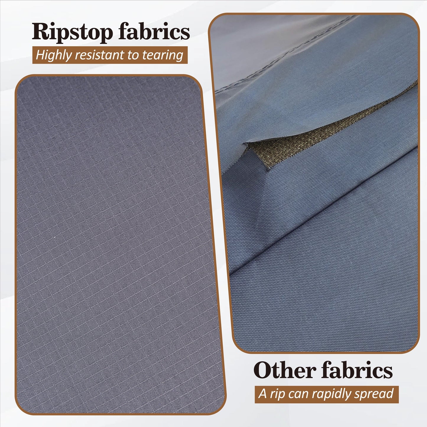 WJ-X3 Extra Large Waterproof Patio Outdoor Furniture Cover, 126" W x 84" D x 31" H, Gray