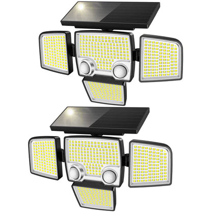 SZRSTH Solar Lights Outdoor - 3000LM 423 LED Motion Sensor Lights Waterproof Security Flood Lights for Patio Yard Garden