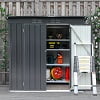 SYNGAR 6' x 4' Outdoor Storage Shed, Metal Garden Shed with Lockable Doors, Tools Storage Shed for Backyard, Patio, Lawn, D9094