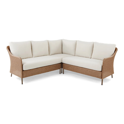 Mainstays Chelsea Outdoor Patio 4-Pieces Sectional Dining Set, Blue