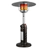 Magshion 11,000 BTU Stainless Steel Patio Heater Portable Propane Gas Standing Tabletop Patio Heater with Pilot Light for Outside Garden, Black