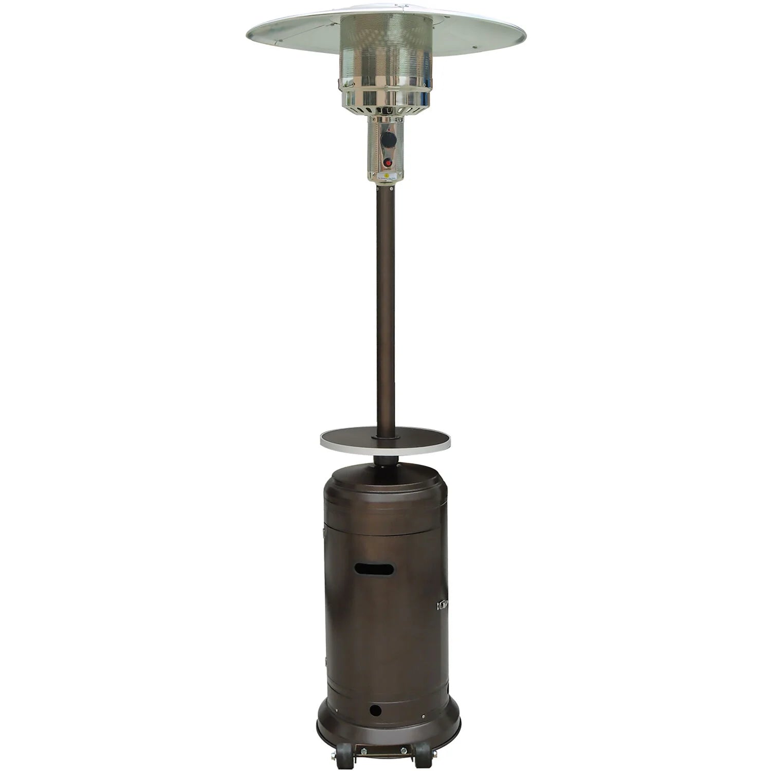 Hanover 7-Ft. 48,000 BTU Steel Umbrella Propane Patio Heater in Black