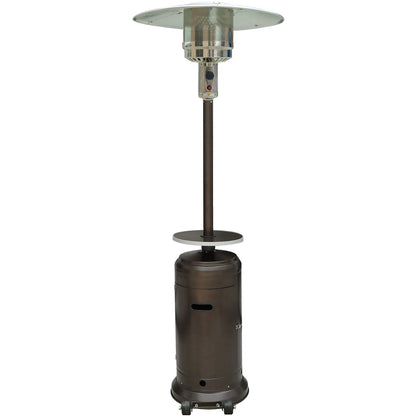 Hanover 7-Ft. 48,000 BTU Steel Umbrella Propane Patio Heater in Black