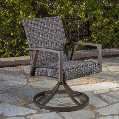 SunVilla Sarasota 7-piece Fire Outdoor Patio Dining Set