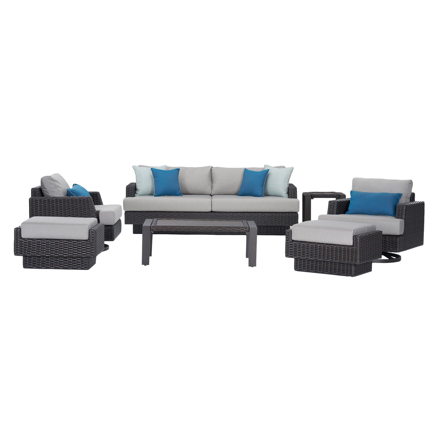 Portofino Repose 19-piece Outdoor Patio Estate Set
