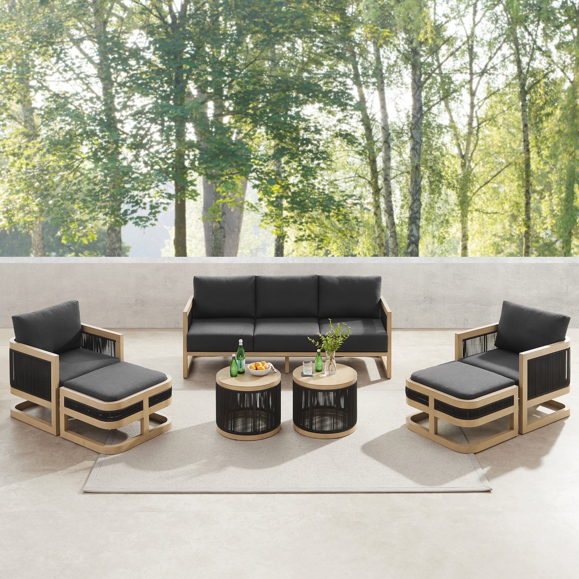 Sirio Atlas 7-piece Outdoor Patio Seating Set