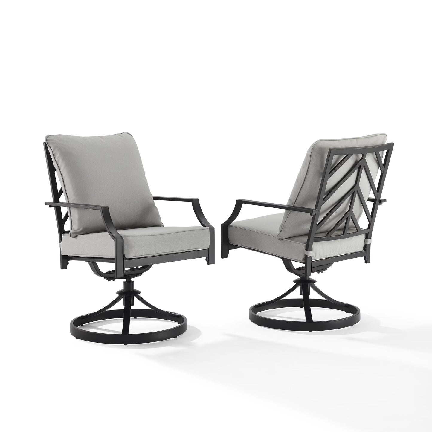 Crosley Furniture Otto 2-Piece Outdoor Chair Set, Dining Patio Chairs for Deck, Backyard
