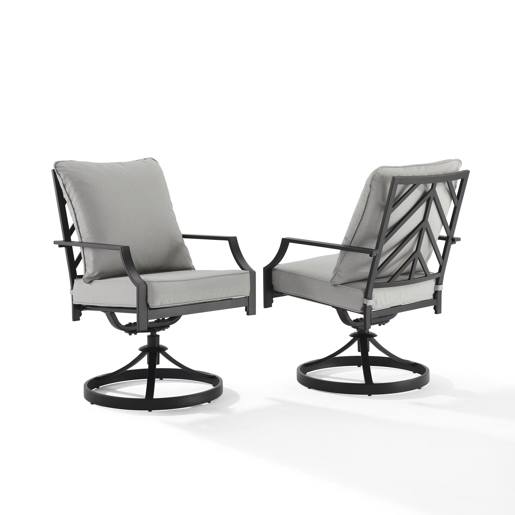 Crosley Furniture Otto 2-Piece Outdoor Chair Set, Dining Patio Chairs for Deck, Backyard