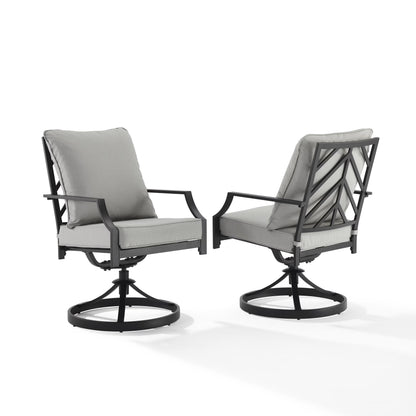 Crosley Furniture Otto 2-Piece Outdoor Chair Set, Dining Patio Chairs for Deck, Backyard