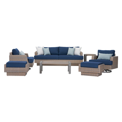 Portofino Repose 7-piece Outdoor Patio Motion Seating Set