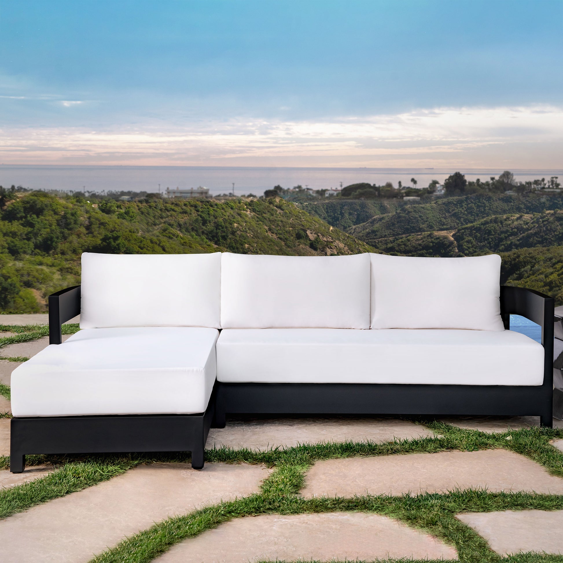 Santino 2-piece Outdoor Patio Sectional