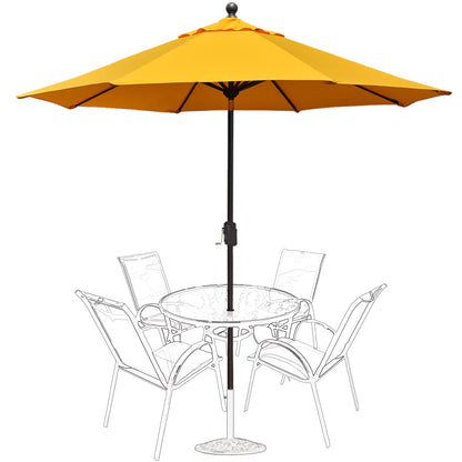 EliteShade 9Ft Market Umbrella Patio Outdoor Table UmbrellaTeal
