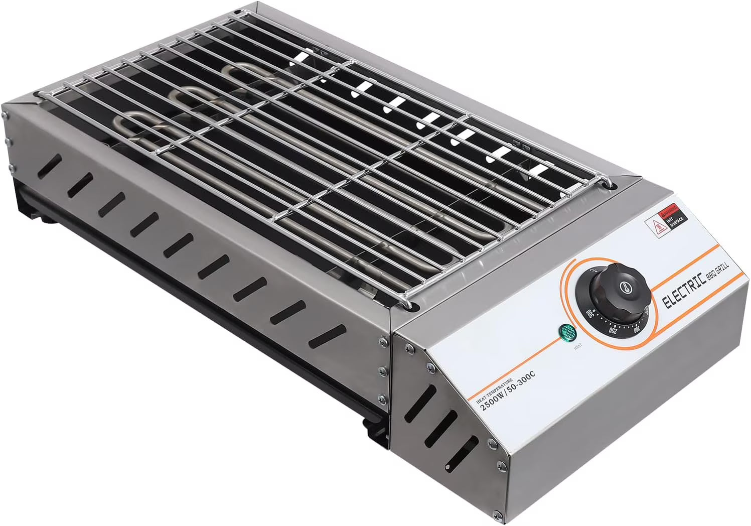 Portable BBQ Grill, Electric Tabletop Grill with Temperature Control for Outdoor Picnic, Garden, Patio, Camping, Travel, RV