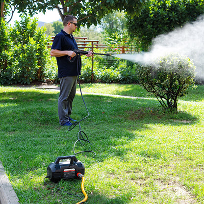 SENIX 2100 PSI Electric Pressure Washer with Foam Cannon, Brushless Motor,Lightweight & Portable, for Car House Patio Driveway Deck Fence, Outdoor Cleaning Power Washer