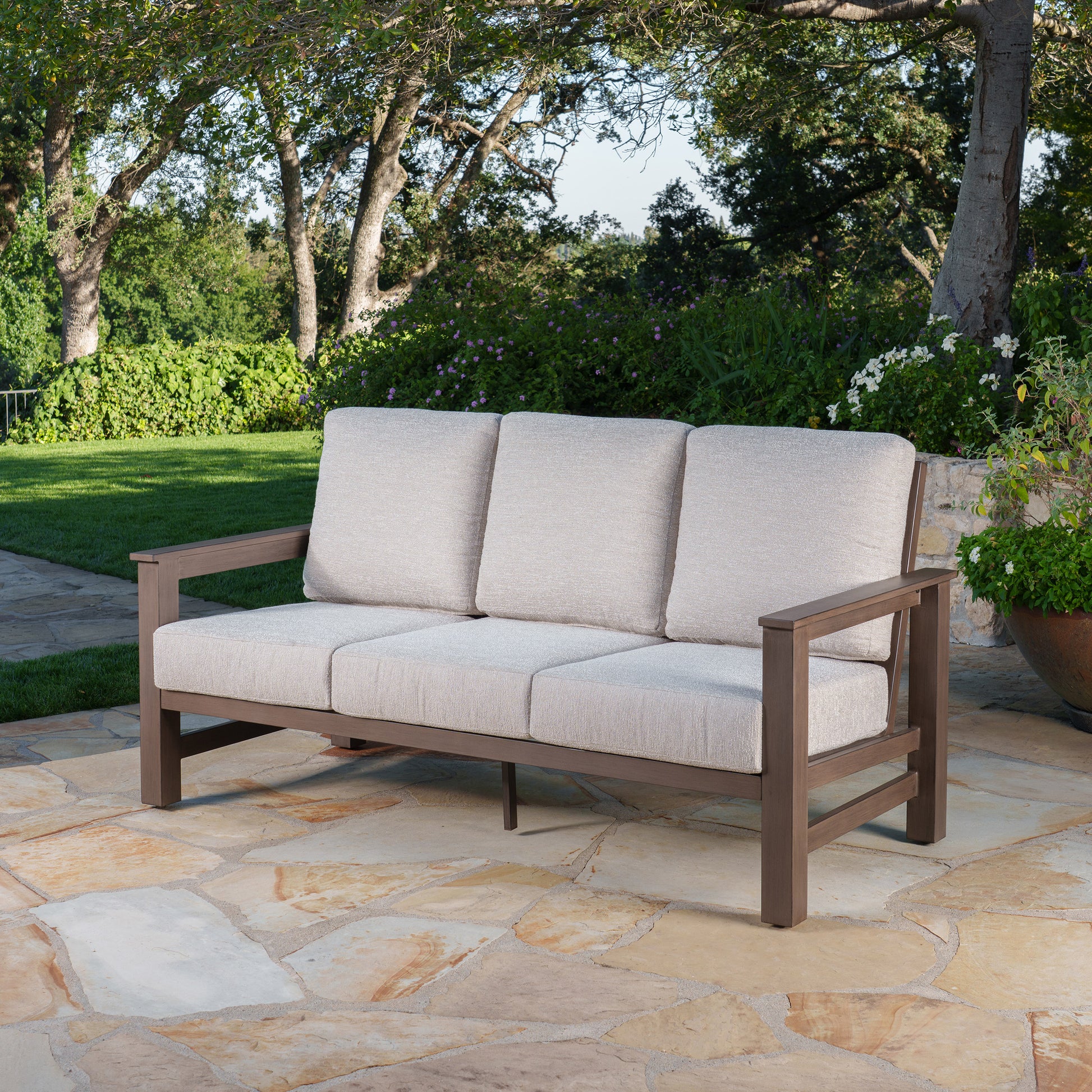 SunVilla Royce 4-piece Fire Outdoor Patio Seating Set