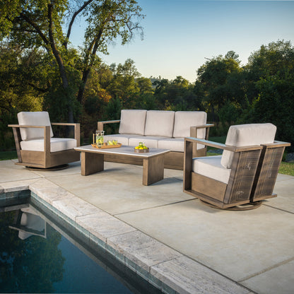 SunVilla Sorrento 4-piece Outdoor Patio Seating Set
