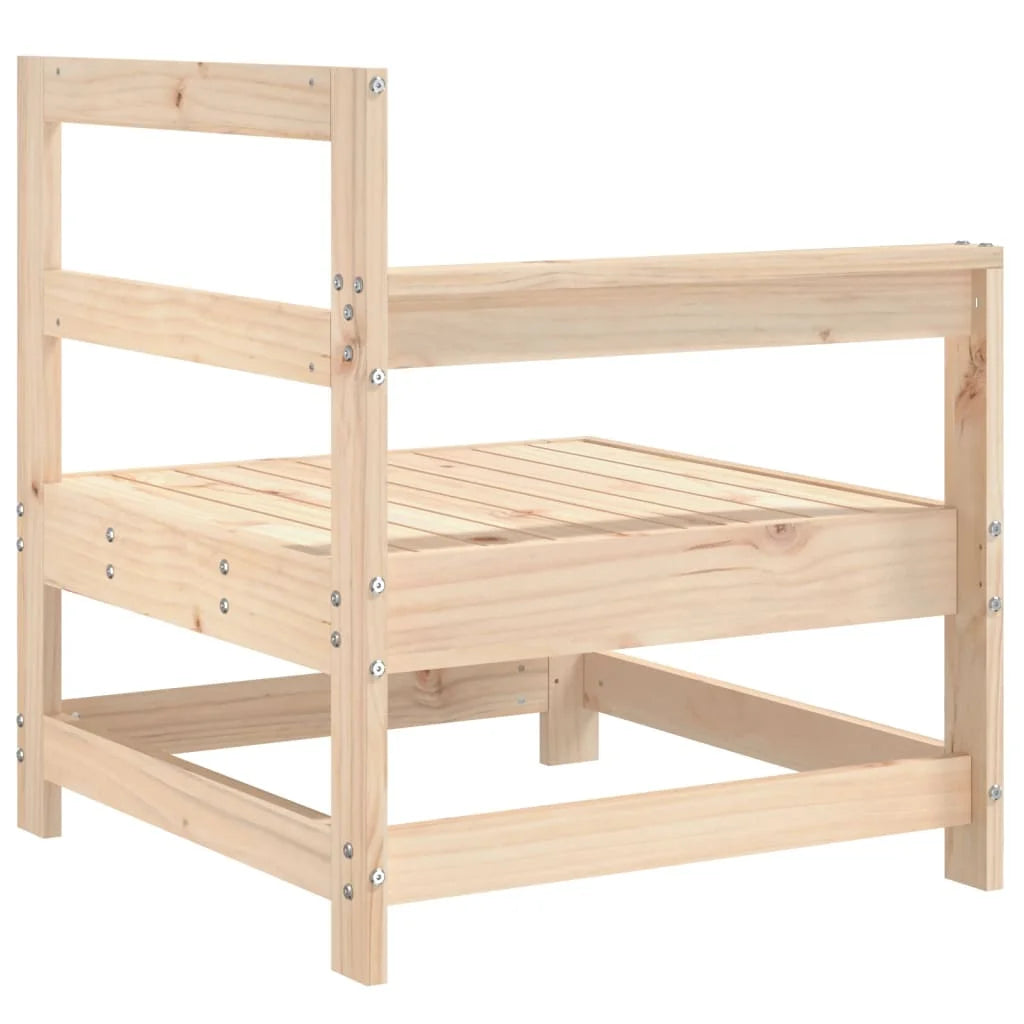 vidaXL Patio Corner Sofa Solid Wood Pine