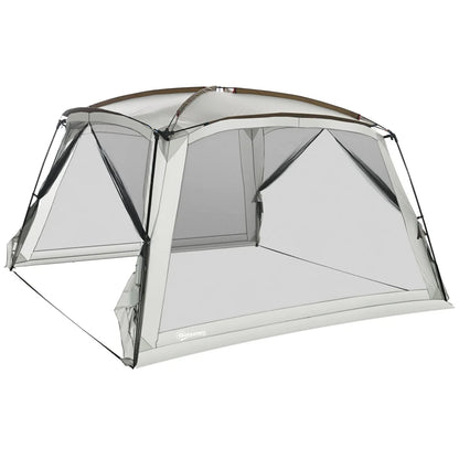 Outsunny 12' x 12' Screen House Room, UV50+ Screen Tent with 2 Doors and Carry Bag, Easy Setup, for Patios Outdoor Camping Activities