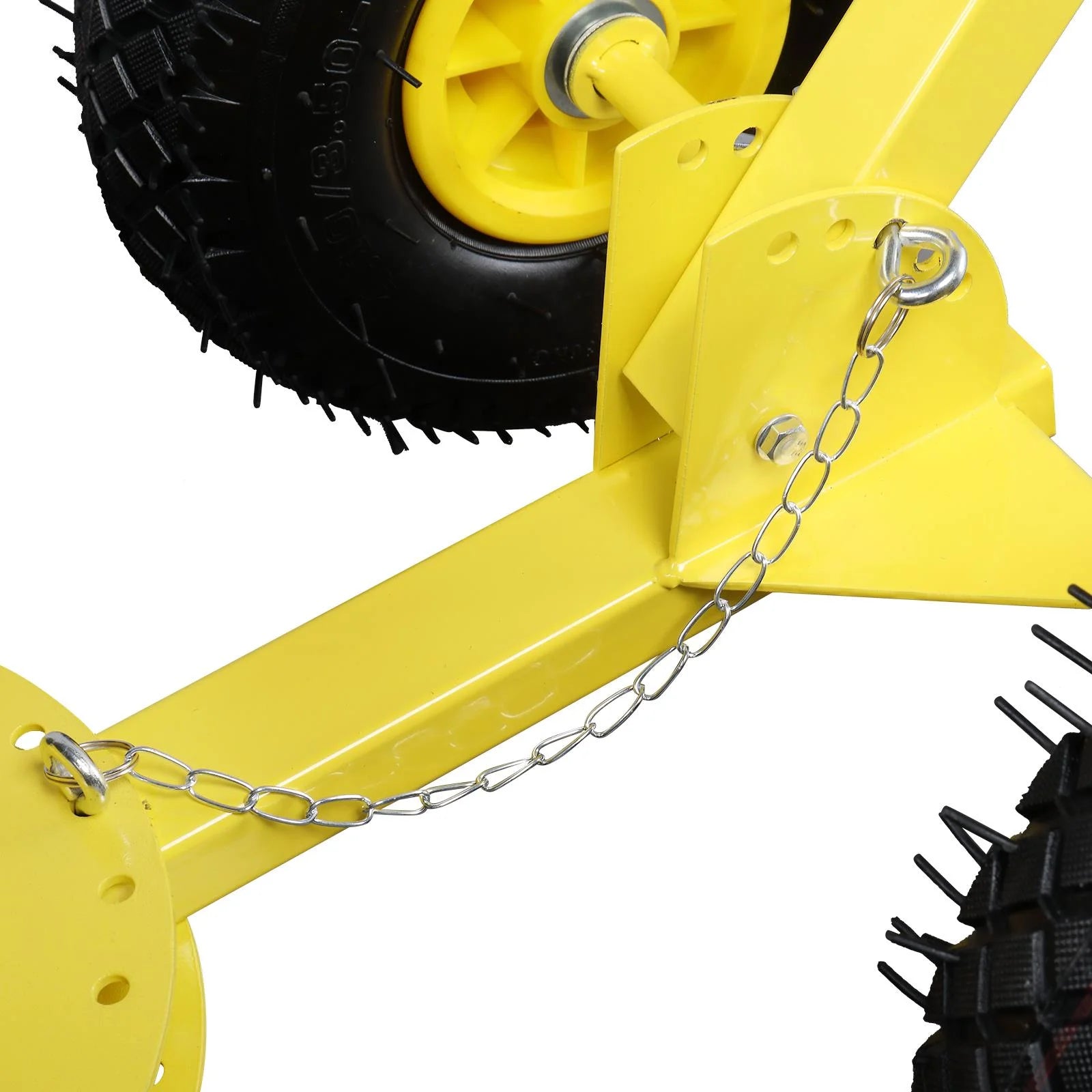 OverPatio Snow Shovels Heavy Duty Snow Pusher Large Blade Plow Snow Remove Tool with Adjustable Handle