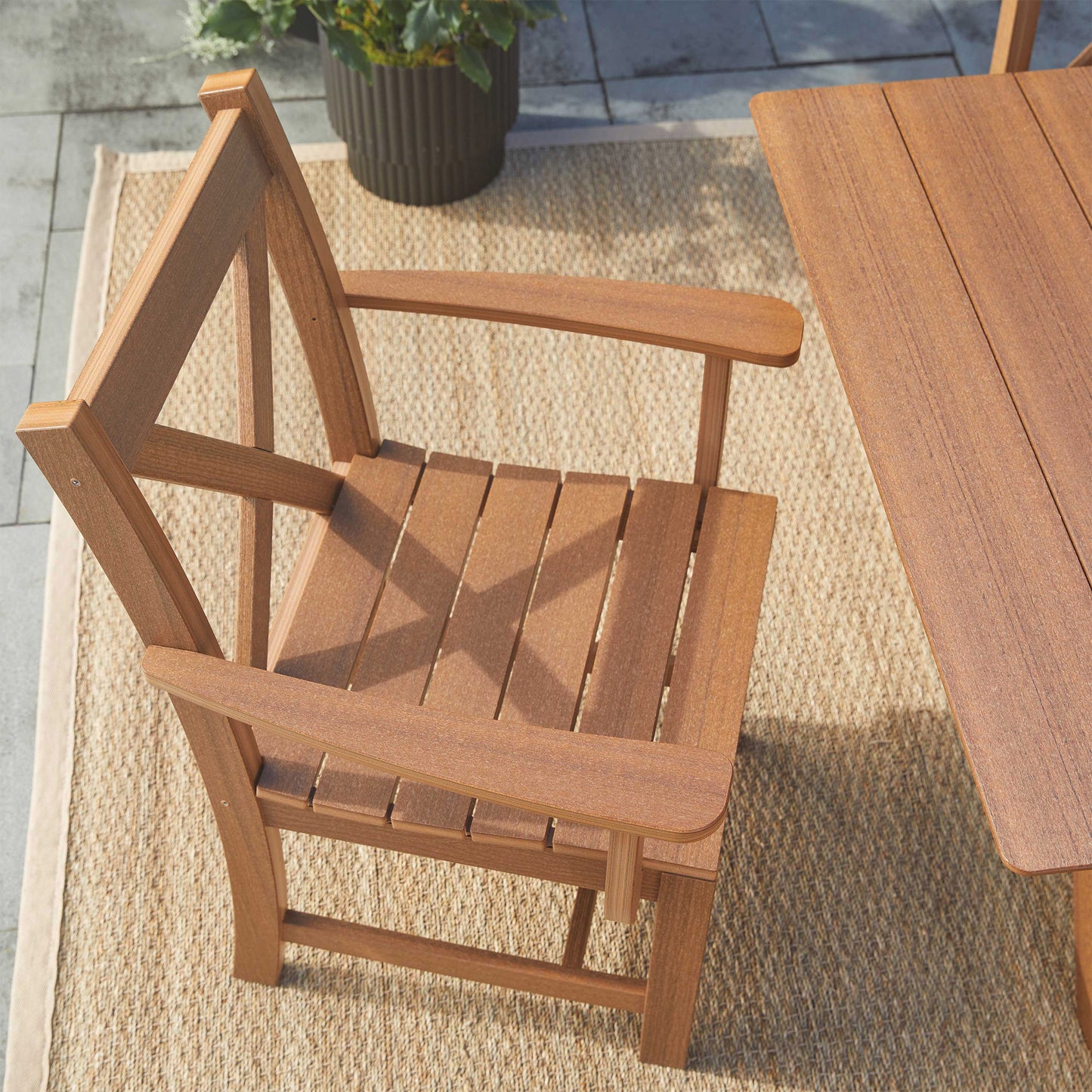 Leisure Line 7-piece Outdoor Patio Dining Set by Tangent