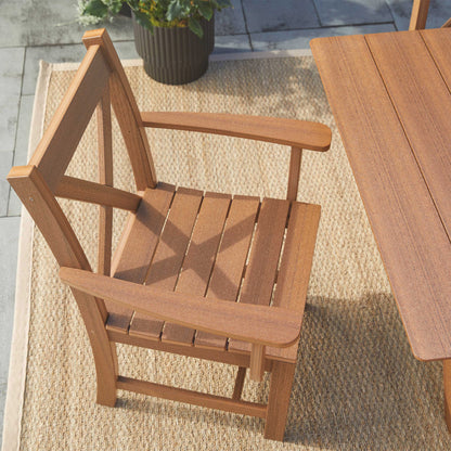 Leisure Line 7-piece Outdoor Patio Dining Set by Tangent