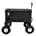 VINGLI 80qt. Wagon Rolling Cooler Ice Chest w/Long Handle and 10" Wheels, Patio Cooler, Outdoor Park Cart on Wheels
