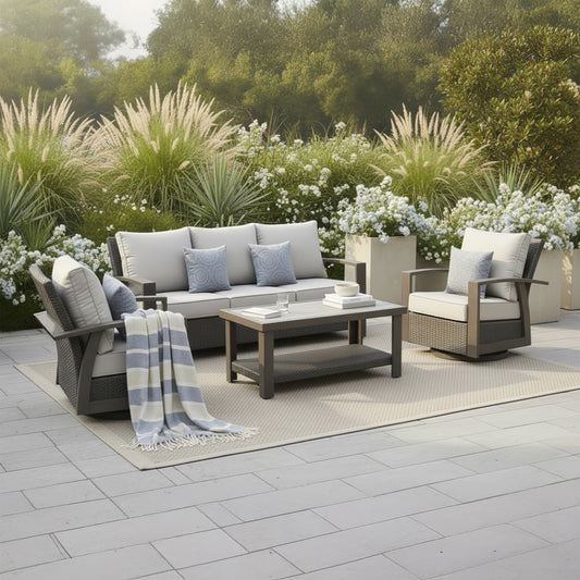 Grand Leisure Montigo 4-piece Outdoor Patio Seating Set