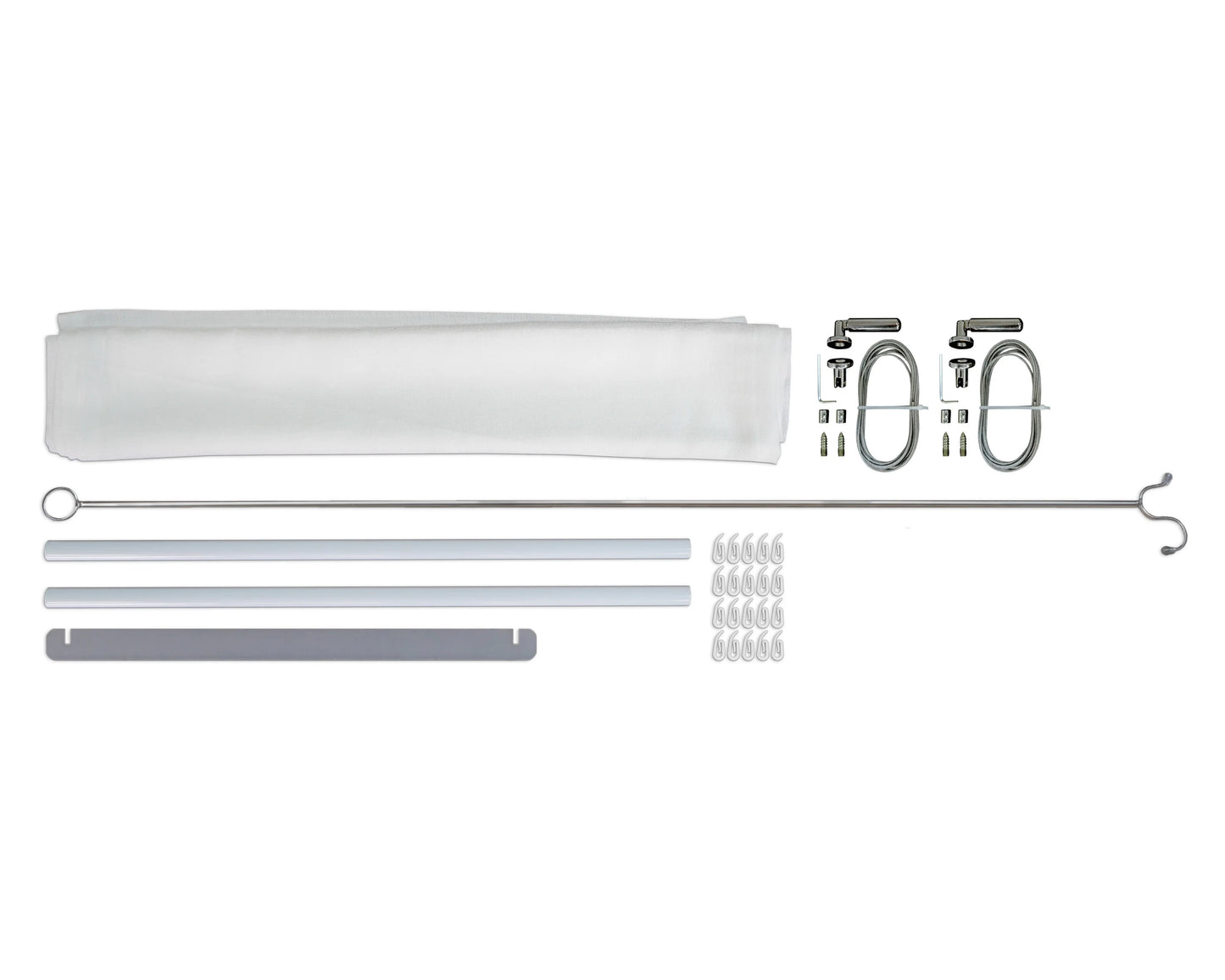 Palram - Canopia Patio Cover Blinds 10' x 10' - White for Feria 10', Olympia, Sierra 10' and Sanremo 10'