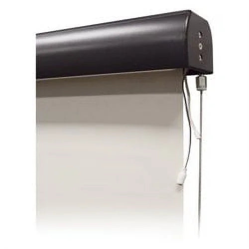 Keystone Fabrics Premium Motorized Outdoor Patio Sun Shade 4ft Wide (Cream)