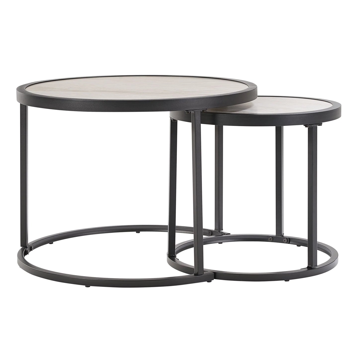 Better Homes & Gardens River Oaks 3-Piece Sofa and Nesting Tables with Patio Cover, Dark