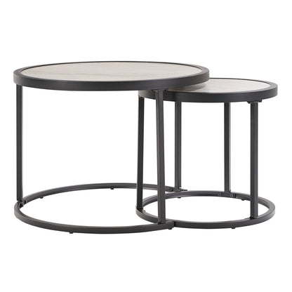 Better Homes & Gardens River Oaks 3-Piece Sofa and Nesting Tables with Patio Cover, Dark