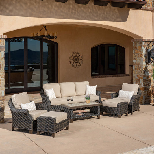 Grand Leisure Cramer 6-piece Outdoor Patio Seating Set