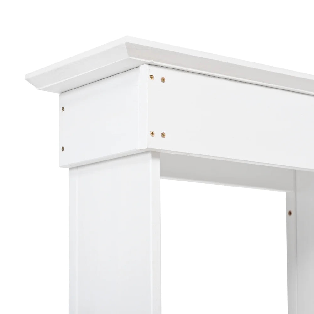 Rustic 65.7'' Tall Garden Potting Bench Table with Hutch, 3 Shelves, 6 Drawers, 2 Cabinets & 3 Side Hooks for Mudroom, Patio, 3 Color