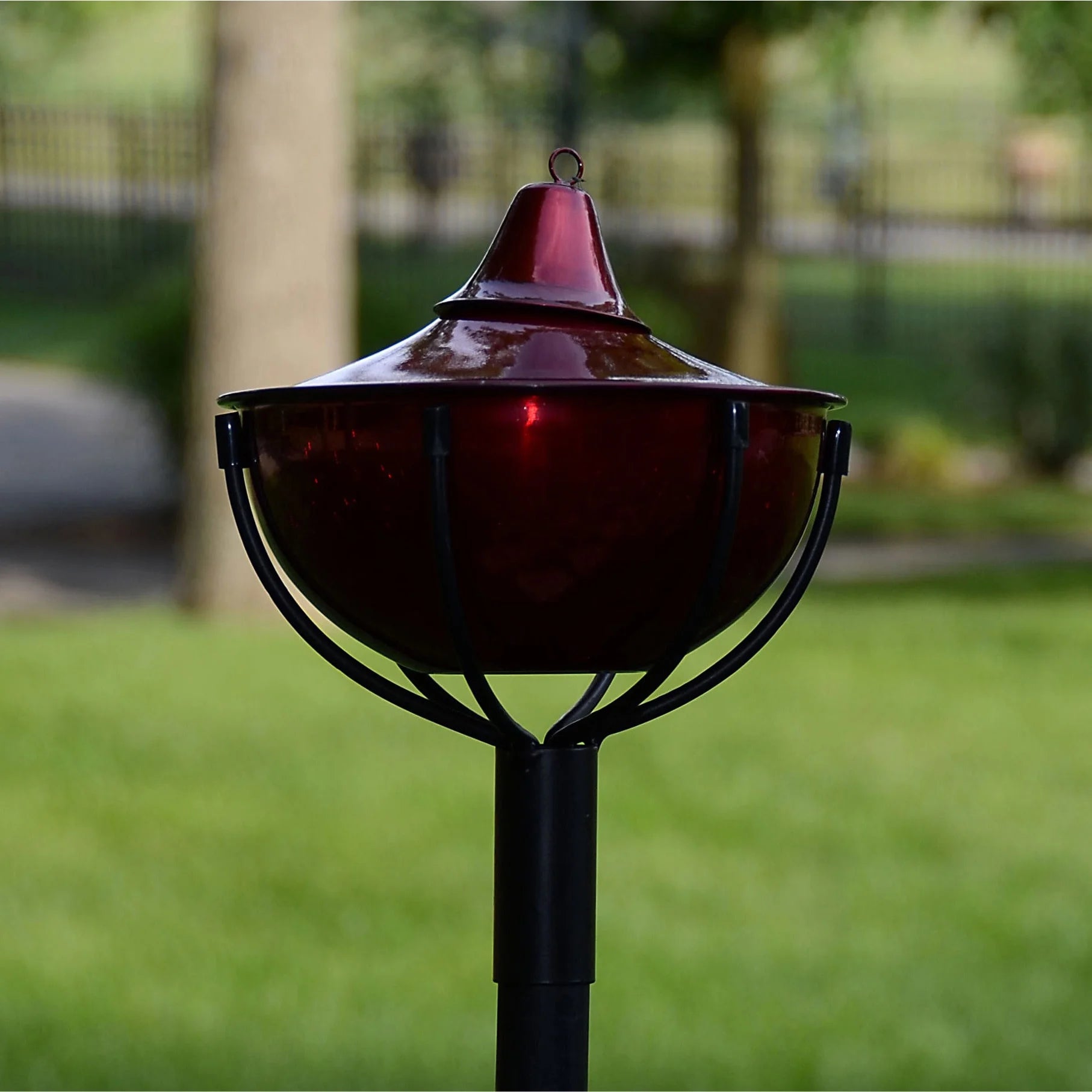 Starlite Garden & Patio Torche Maui Grande Garden Torches (Set of 2) Smooth Nickel