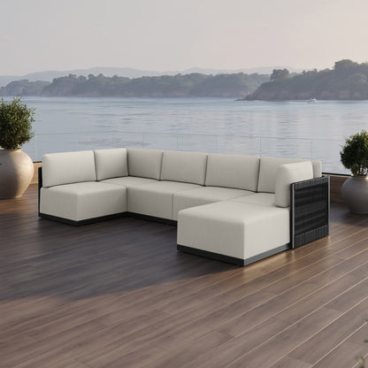 Henredon Annalise 6-piece Outdoor Patio Modular Sectional