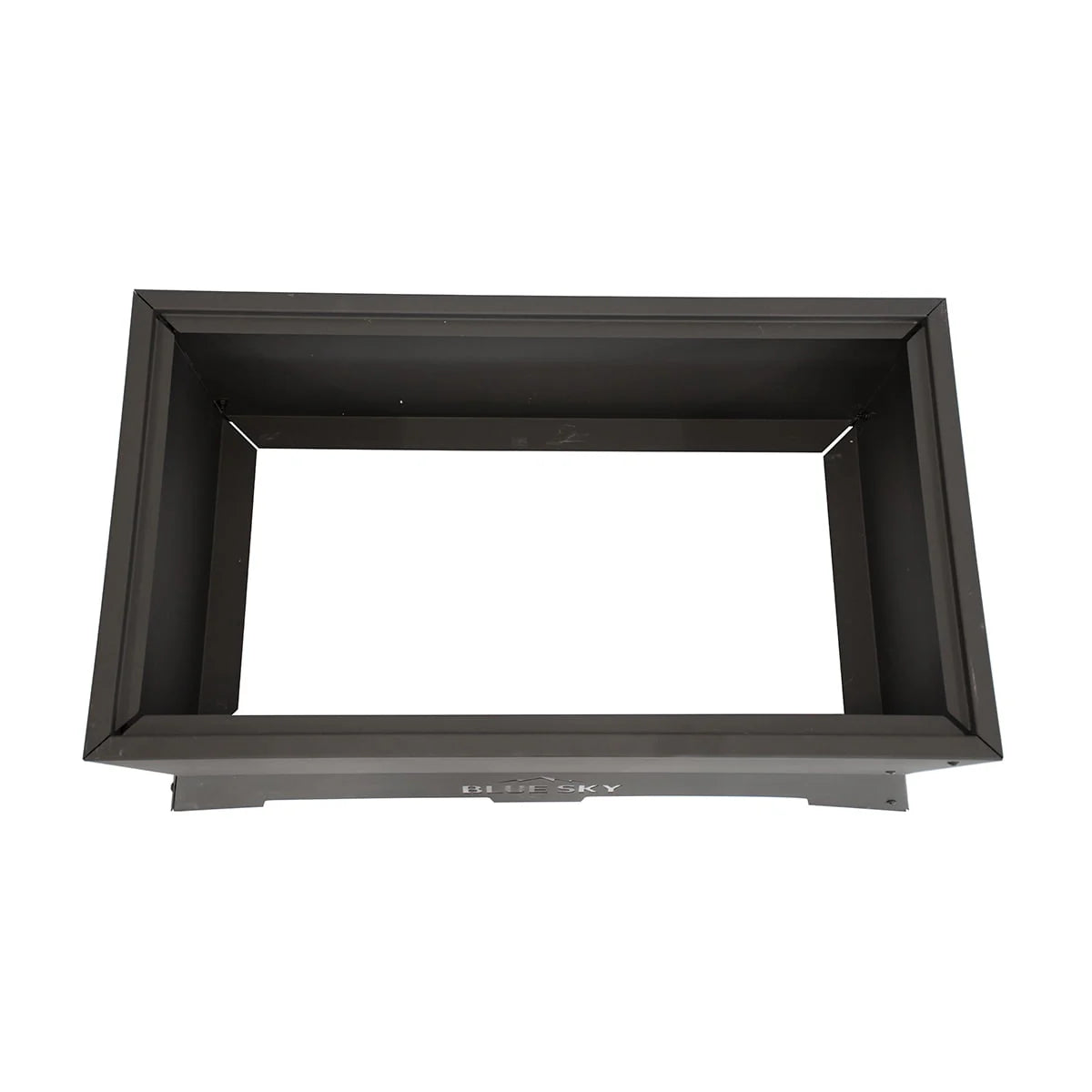 Blue Sky Outdoor Living Rectangle Steel Peak Smokeless Patio Fire Pit, Black