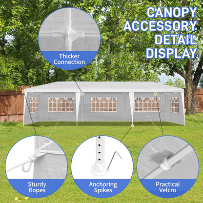 Veado 10'x30' Party Wedding Outdoor Patio Tent Canopy Heavy Duty Gazebo Pavilion