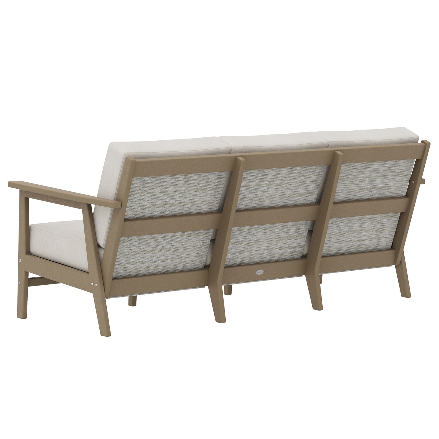 POLYWOOD Camden 4-piece Sling Outdoor Patio Deep Seating Set