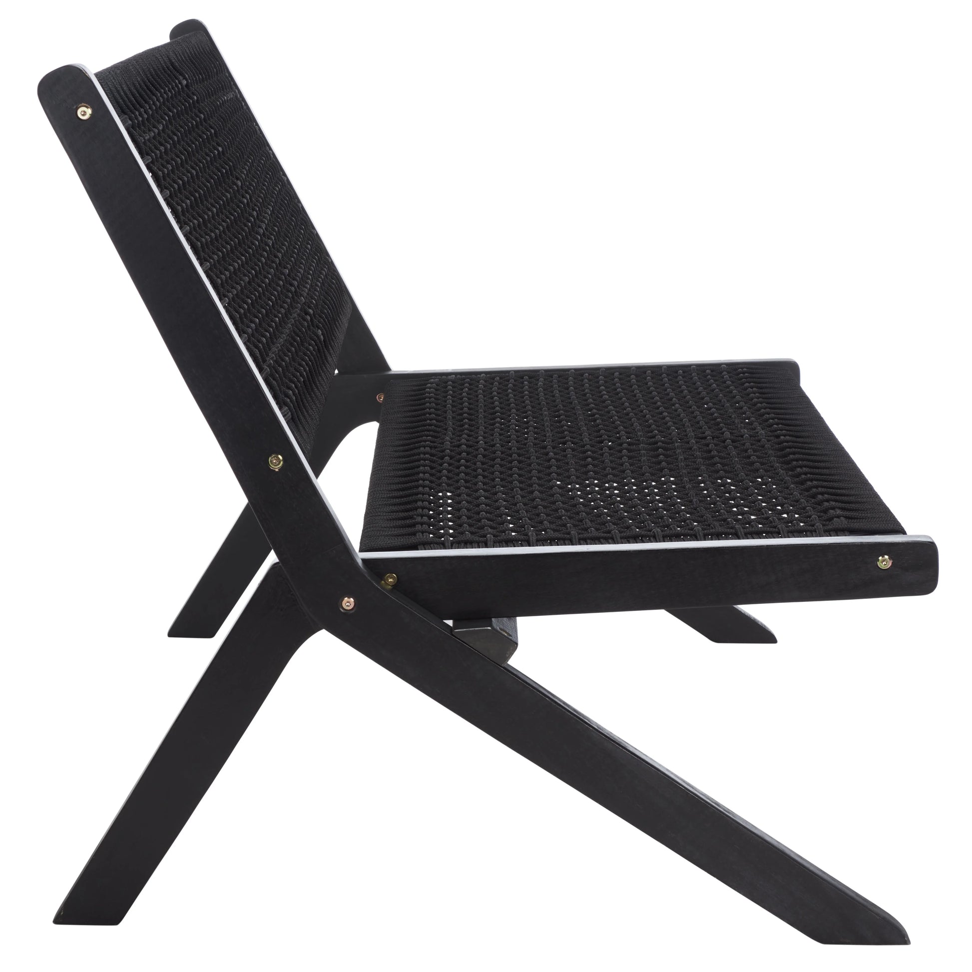 SAFAVIEH Kobina Outdoor Patio, Bench, Black