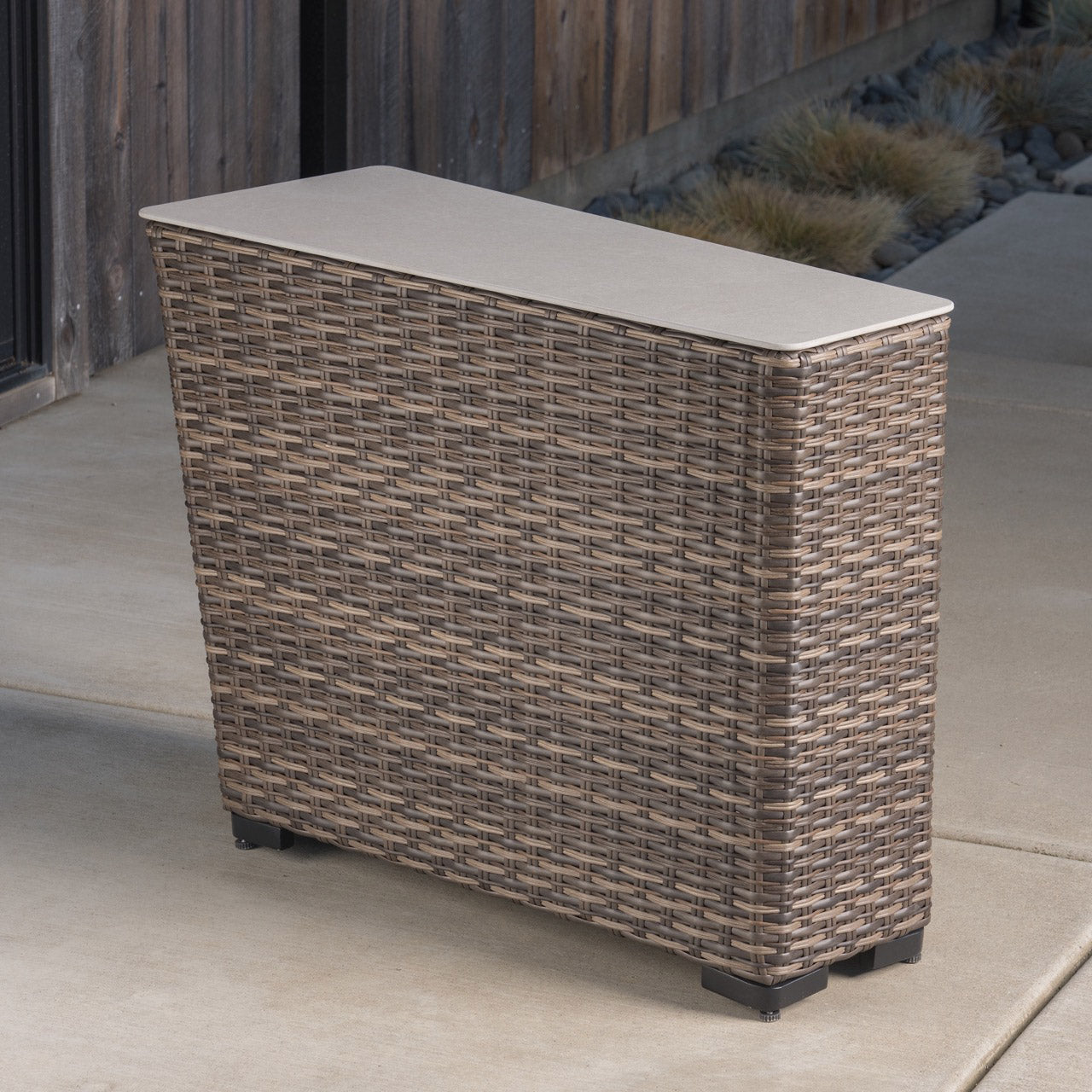 SunVilla Middleton 7-piece Fire Outdoor Patio Sectional Seating Set