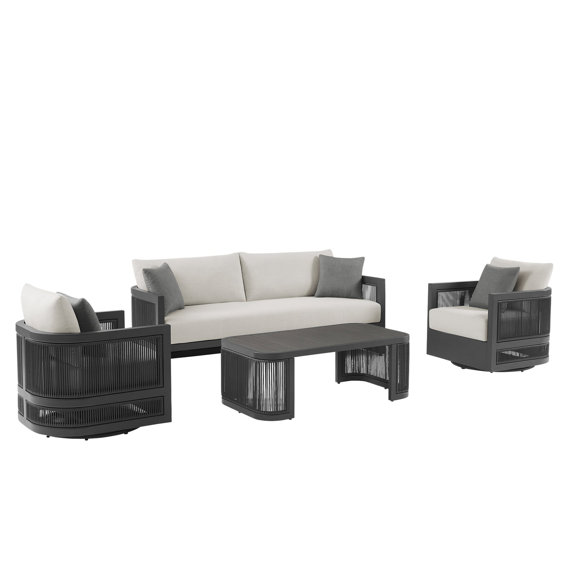 Henredon Annalise 4-piece Outdoor Patio Seating Set