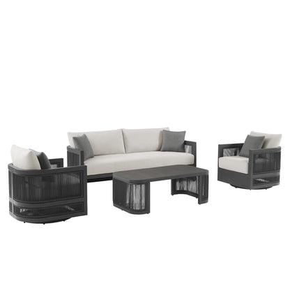 Henredon Annalise 4-piece Outdoor Patio Seating Set
