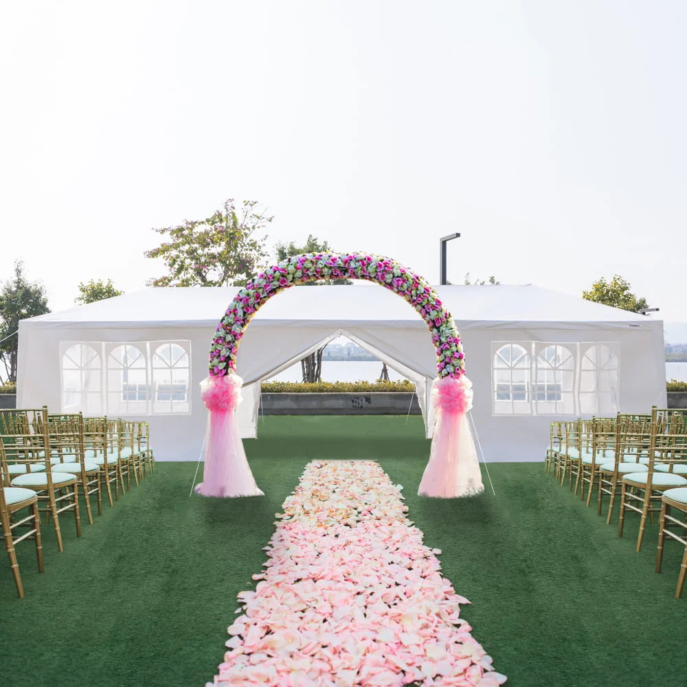 Zimtown 10x30ft Party Patio Tent Canopy Gazebo Pavilion Event Canopies(8 sides)