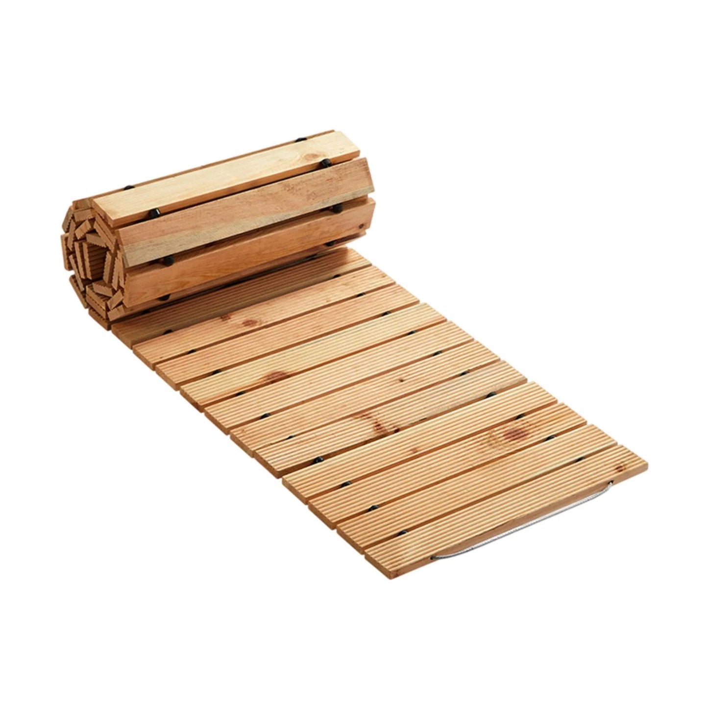 koolsoo Wooden Garden Pathway Boardwalk Decor Wood Road Floor Straight Walkway Wedding Party Pathway for Outside Beach Outdoor Patio