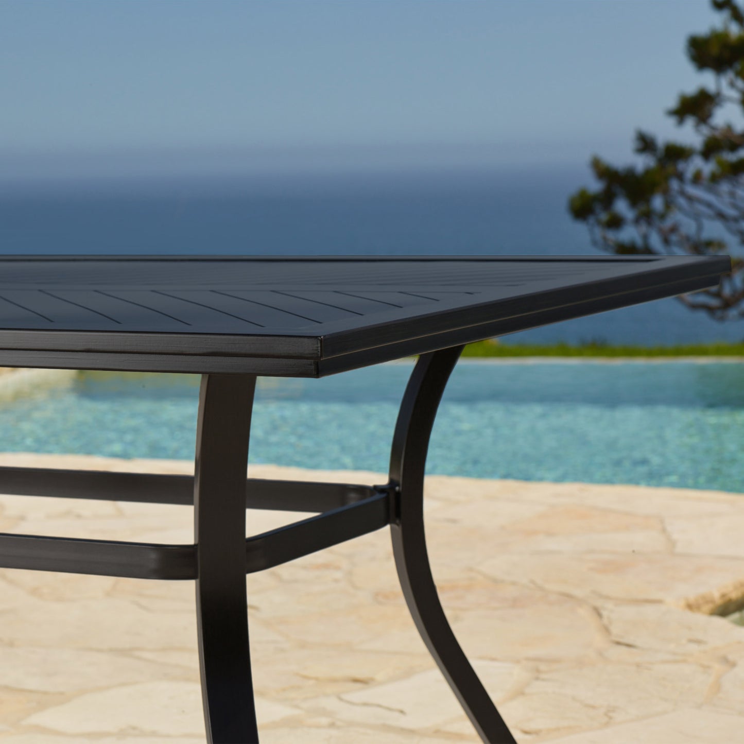SunVilla Whitehall 9-piece Outdoor Patio Sling Dining Set