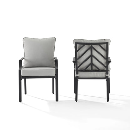Crosley Furniture Otto 2-Piece Outdoor Chair Set, Dining Patio Chairs for Deck, Backyard