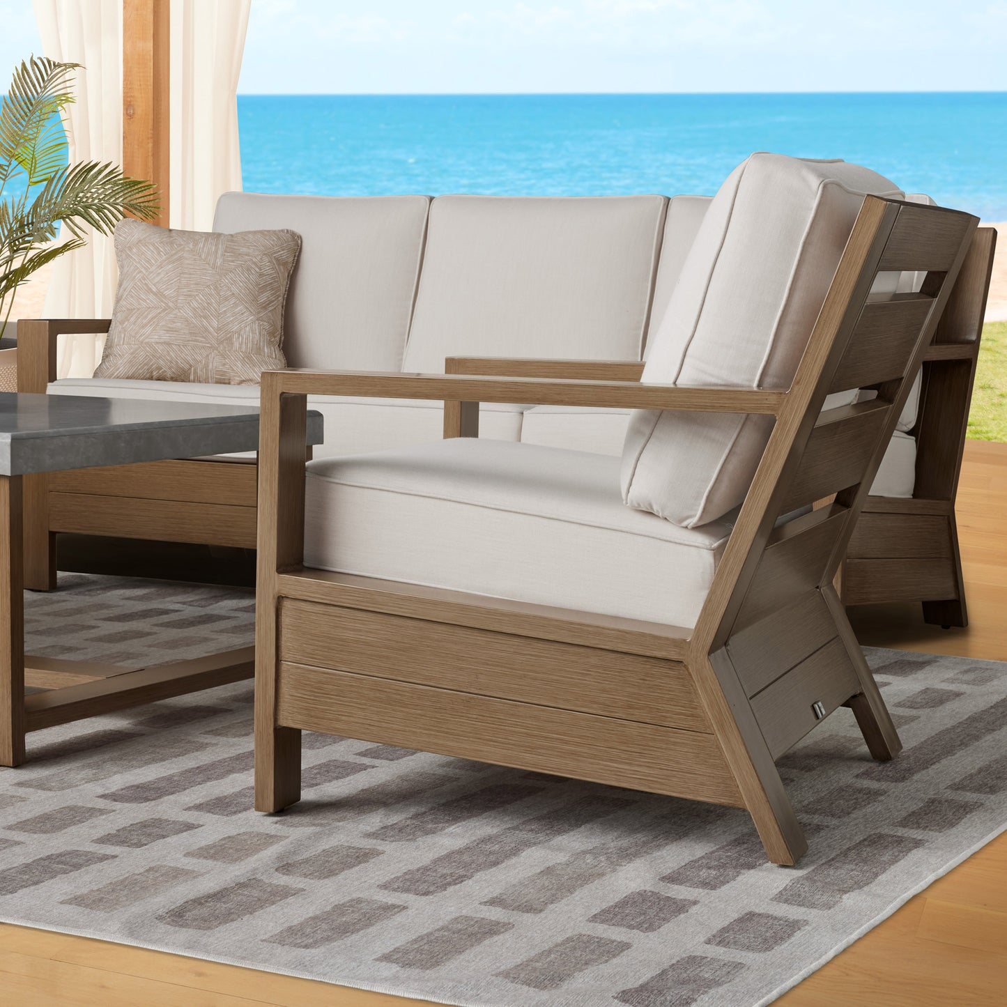 Agio Valmar 6-piece Outdoor Patio Seating Set